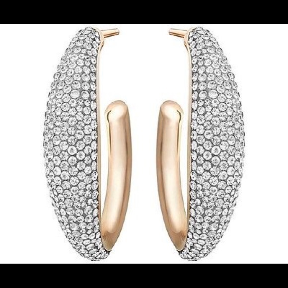 Swarovski Circlet Large Earrings - Picture 2 of 3