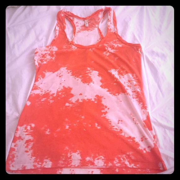 Orange Printed Tank!