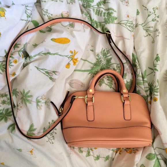 Peach Satchel Purse