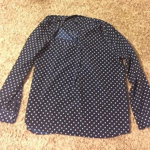 J crew long sleeve blouse