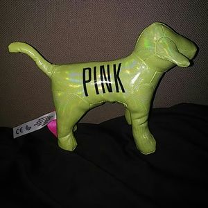 Victoria's Secrets pink dog