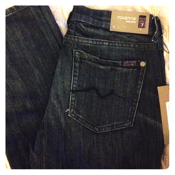 NWT girls 7 for all mankind denim jeans size 14