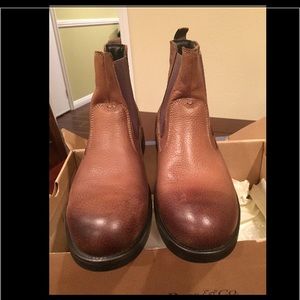 G.H. BASS-Boots.  distressed leather