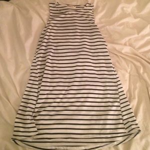 Black and White Shift Dress
