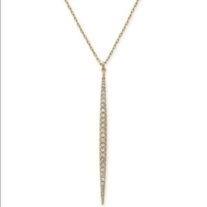 Michael Kors Gold Matchstick Pendant Necklace