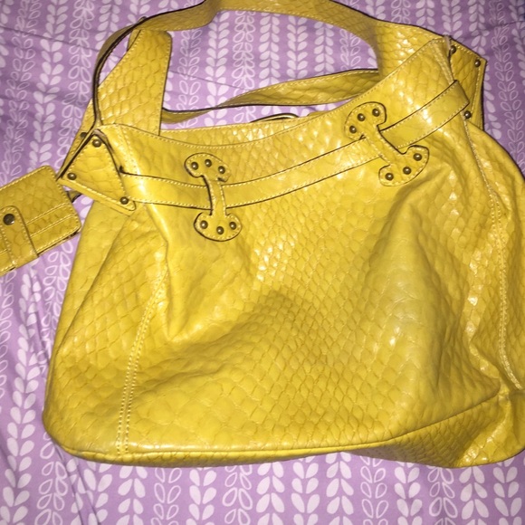 Mustard Jessica Simpson purse