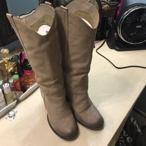 Mia Limited Edition Natural Color Mid-Calf Boots
