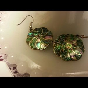Abalone shell earrings