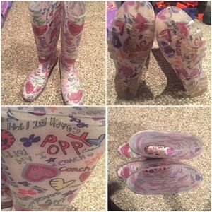 Coach rain boots
