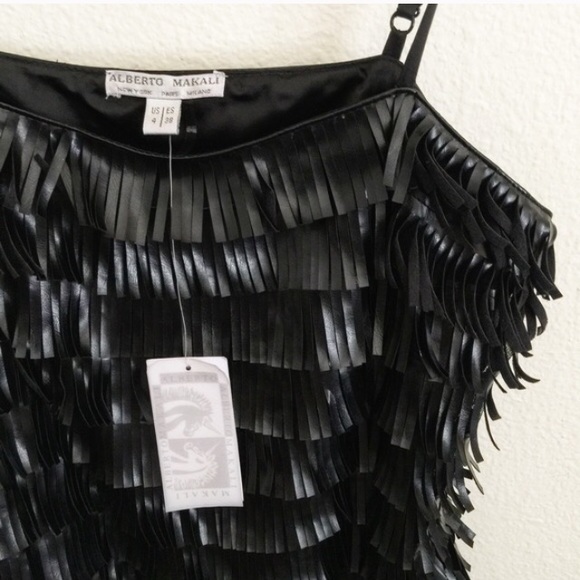 Fringe Faux Leather Dress - Picture 3 of 3