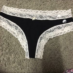 Aerie cheeky panties lace trim