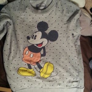 Disney Mickey Mouse Polka Dot Sweater