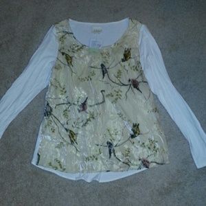 Size medium Deletta top from anthropologie