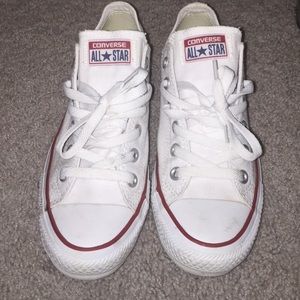 Converse all-star white low