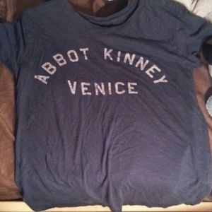 Lucky Brand Navy Blue Short Sleeved Top