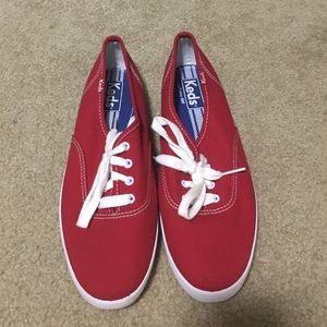 Classic Red Canvas Keds