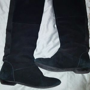 Chinese Laundry Over The Knee Flat Suede Boots