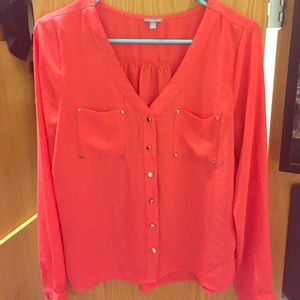 Red dressy blouse