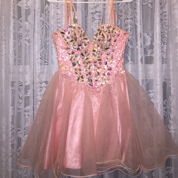 Light pink homecoming dress!