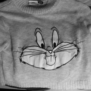 Forever 21 Bugs Bunny Knit Crop To