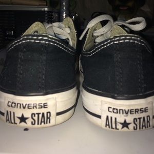 black & white converse
