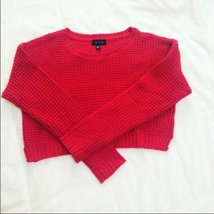 Crop sweater