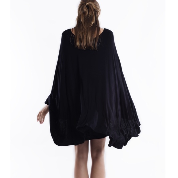Little Black Cape Dress - Picture 3 of 3