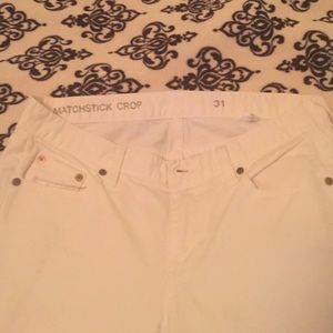 J.Crew white Capri jeans