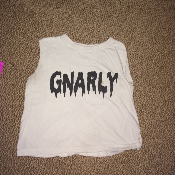 BRANDY MELVILLE "GNARLY" SHIRT (WILLING TO TRADE)