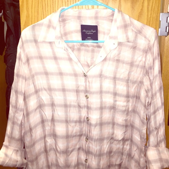 Pink and Brown Flannel