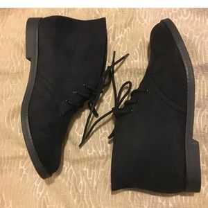 Black Suede booties