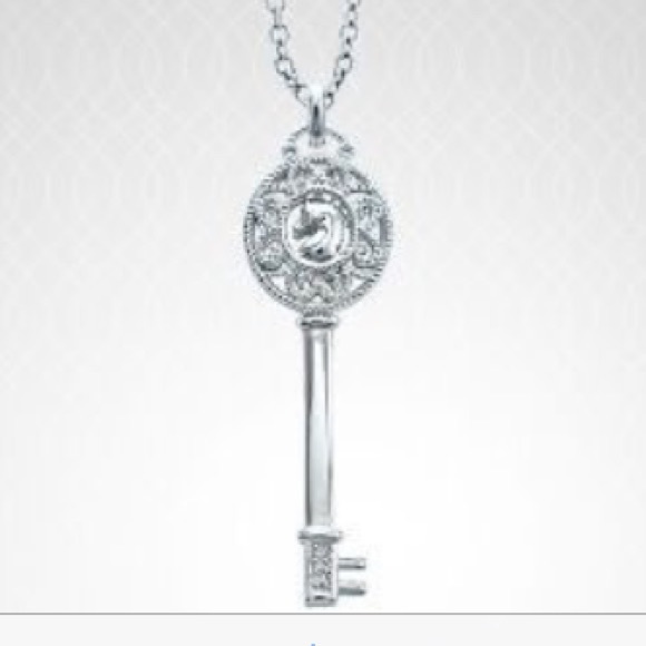 Bailey Banks and Biddle sterling key necklace.