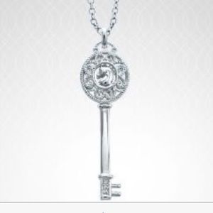 Bailey Banks and Biddle sterling key necklace.