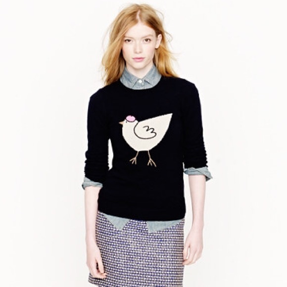 J. Crew Sweaters - JCREW French Hen Crewneck Sweater- Like New!