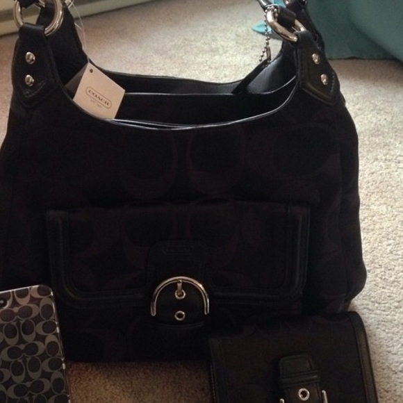 Coach bag - signature black