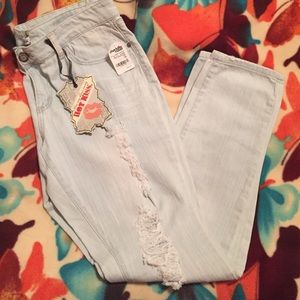 Charlotte russe distressed jeans