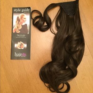 Hair extension pony tail