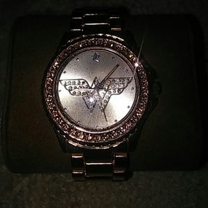 Rose gold tone Wonder Woman watch