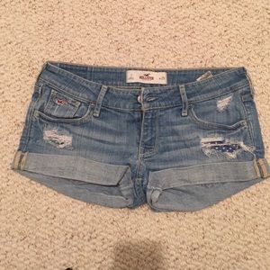 Hollister denim shorts