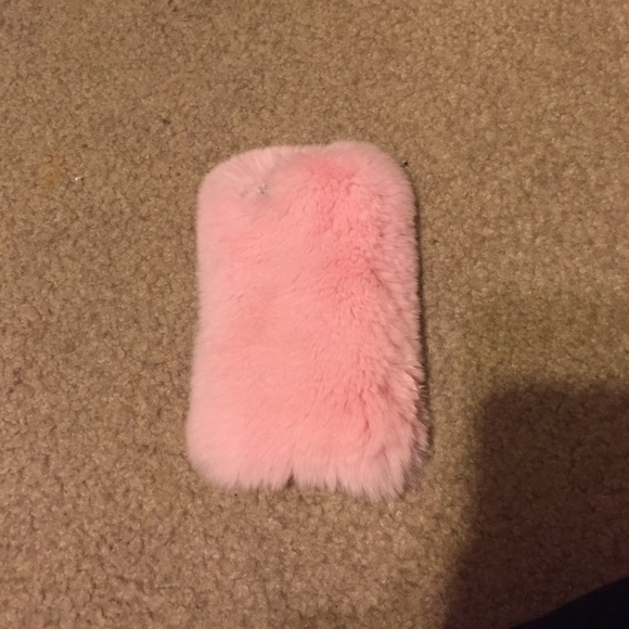 iPhone 5c Pink Furry Phone Case