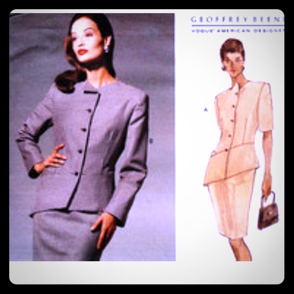 *Vintage* Geoffrey Beene Army Green Jacket