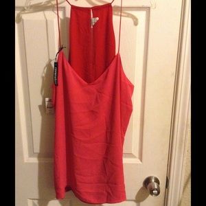 Express reversible red cami