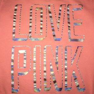 VS PINK Love Pink Full zipped Hoodie