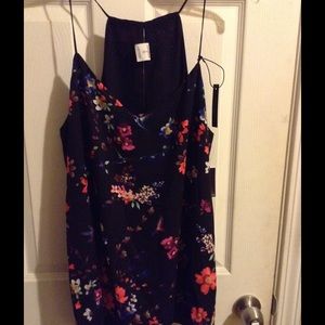 Express reversible black and flower print xl cami