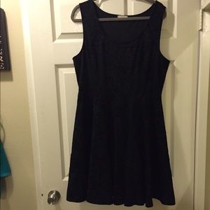 Black tank style dress