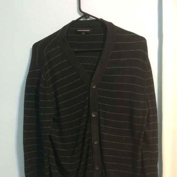Comfortable Express Black and white cardigan !