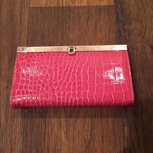 Pink Clutch Wallet