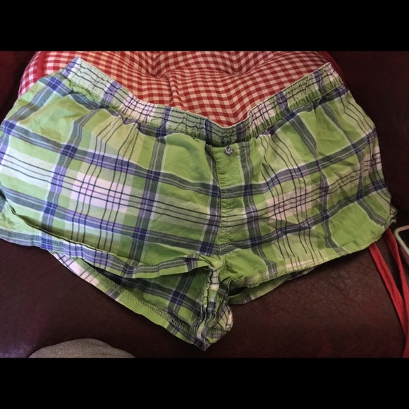 Plaid shorts