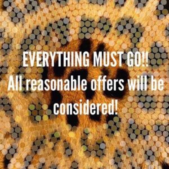 Everything must go! Accepting offers!