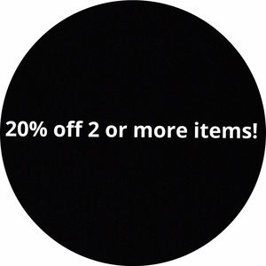 20% off when you buy two or more items!